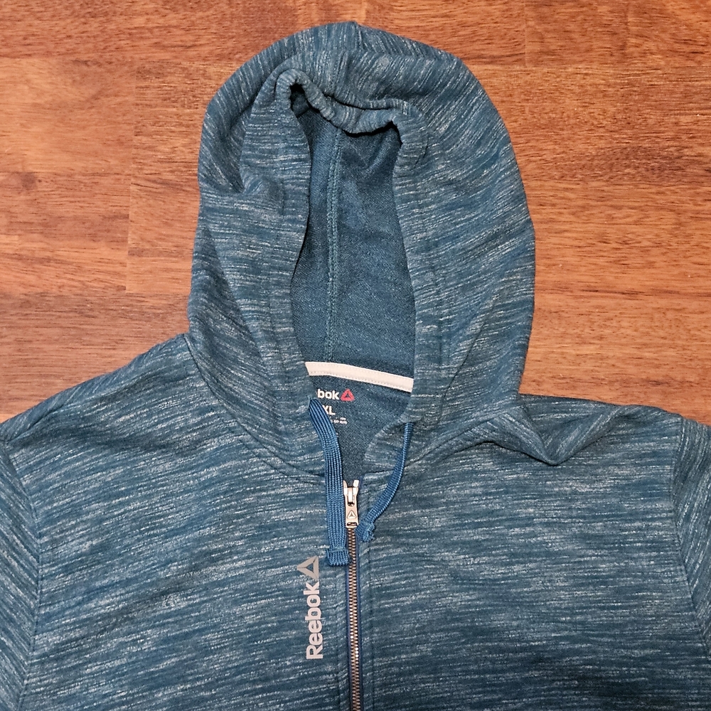REEBOK mens zip up hoodie SIZE 2XL COLOR TEAL - Picture 5 of 15